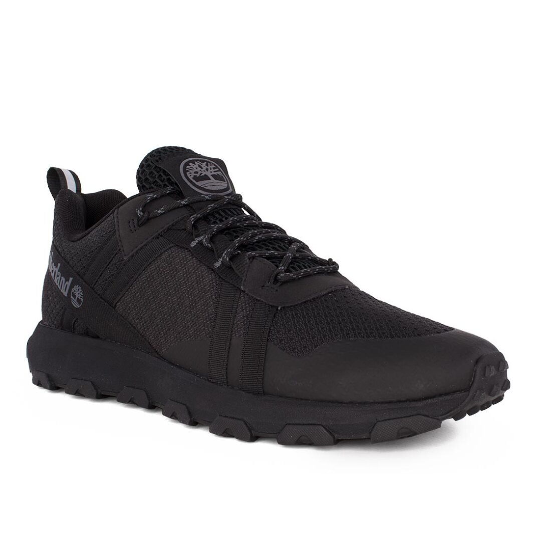 TIMBERLAND ΑΝΔΡΙΚΑ ΔΕΡΜΑΤΙΝΑ SNEAKERS WINSOR TRAIL LOW LACE UP 0A6BS1 EK9 BLACK MESH - Image 2