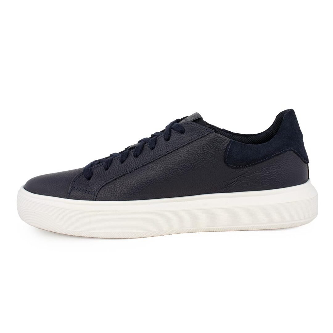 GEOX ΑΝΔΡΙΚΑ ΔΕΡΜΑΤΙΝΑ SNEAKERS U DEIVEN A NAVY - Image 3