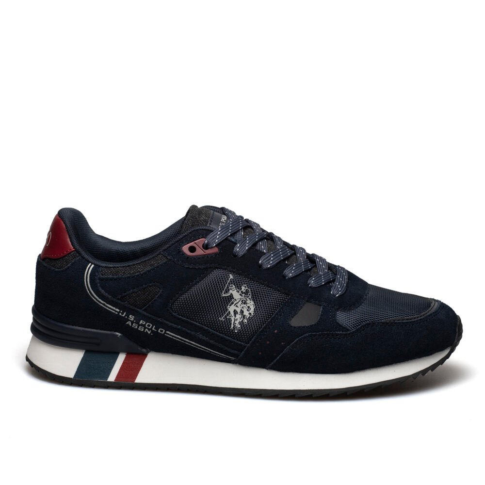 US POLO ΑΝΔΡΙΚΑ SNEAKERS WILDE4 BLUE SUEDE