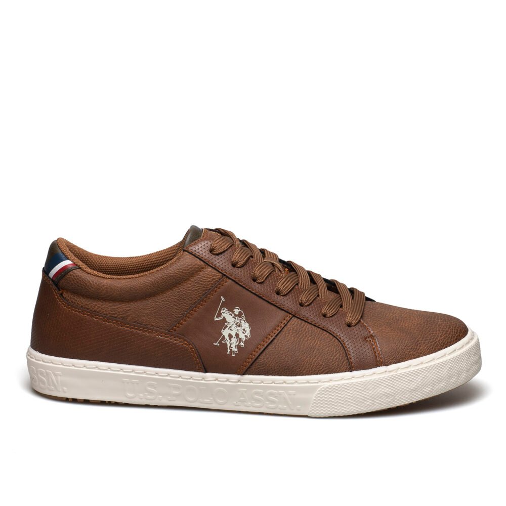 US POLO ΑΝΔΡΙΚΑ SNEAKERS BENNETT LIGHT BROWN