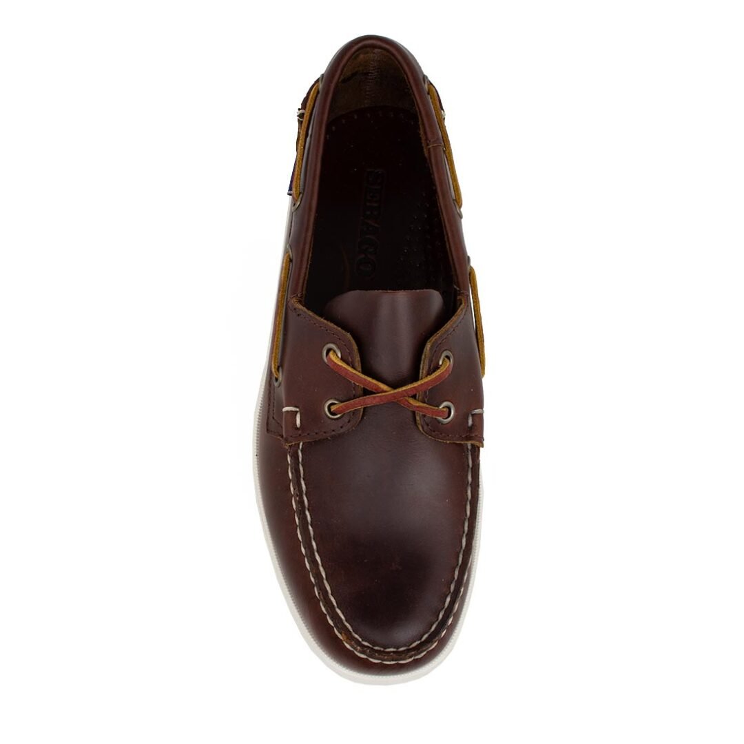 SEBAGO ΑΝΔΡΙΚΑ BOAT SHOES PORTLAND WAXED BROWN - Image 5