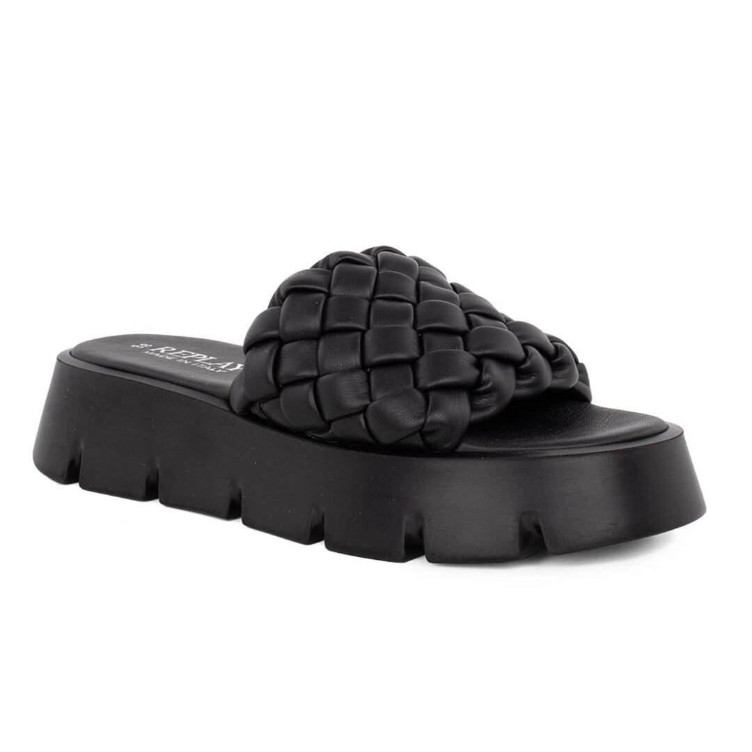 REPLAY ΓΥΝΑΙΚΕΙΑ MULES NOEMI MULE RF3B0006S 003 BLACK - Image 2