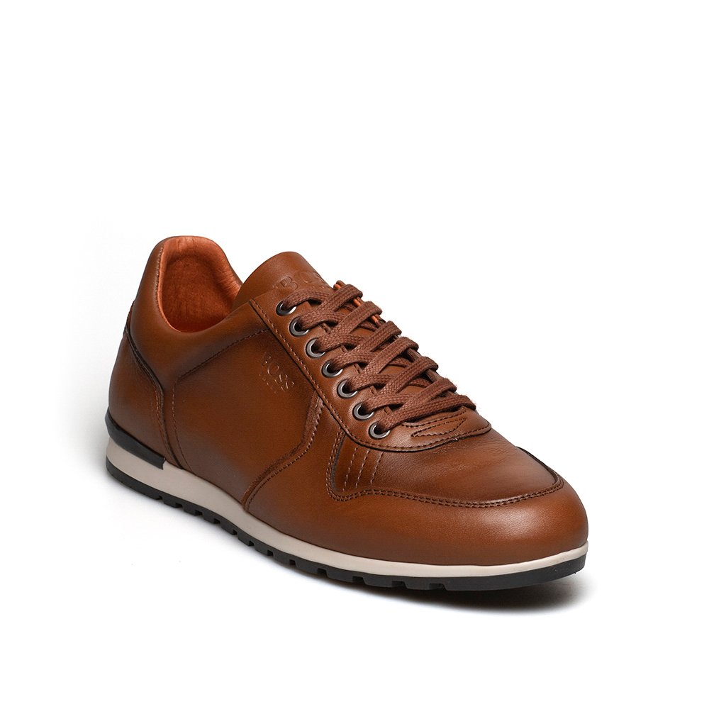 BOSS ΑΝΔΡΙΚΑ ΔΕΡΜΑΤΙΝΑ ΔΕΤΑ ΠΑΠΟΥΤΣΙΑ PQ150 COGNAC - Image 2