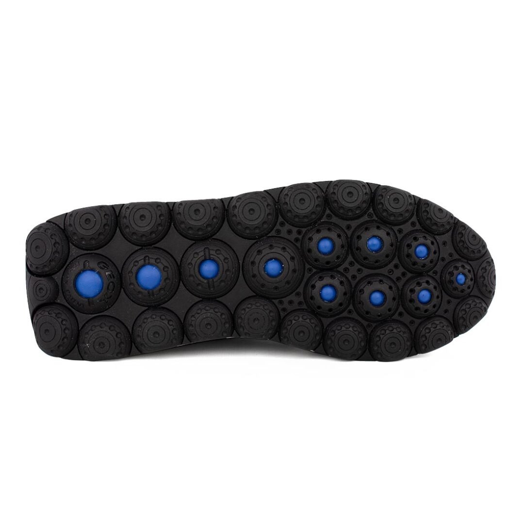 GEOX ΑΝΔΡΙΚΑ ΔΕΡΜΑΤΙΝΑ COMFORT SNEAKERS U SPHERICA VSERIES A BLACK - Image 4