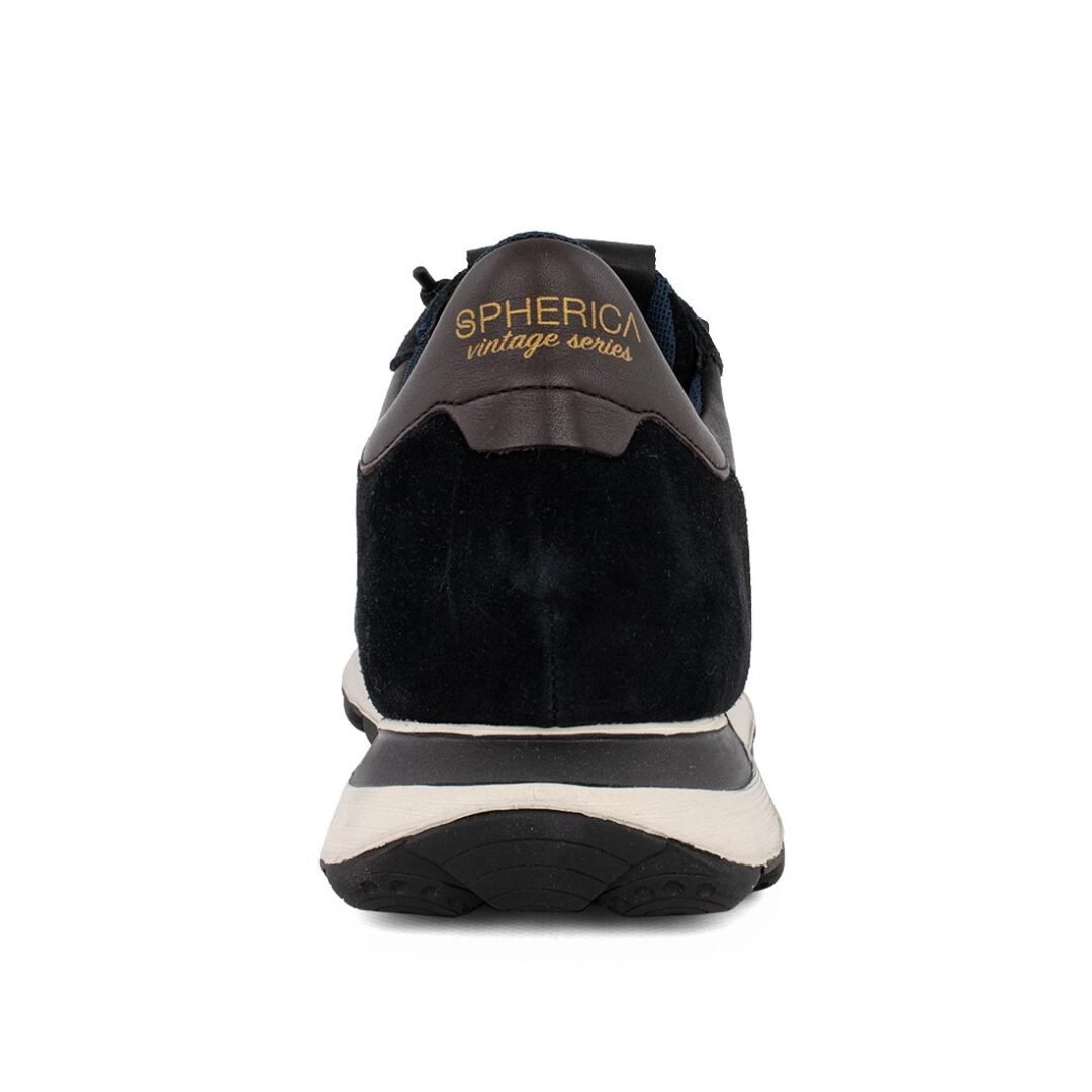 GEOX ΑΝΔΡΙΚΑ ΔΕΡΜΑΤΙΝΑ COMFORT SNEAKERS U SPHERICA VSERIES A BLACK - Image 5