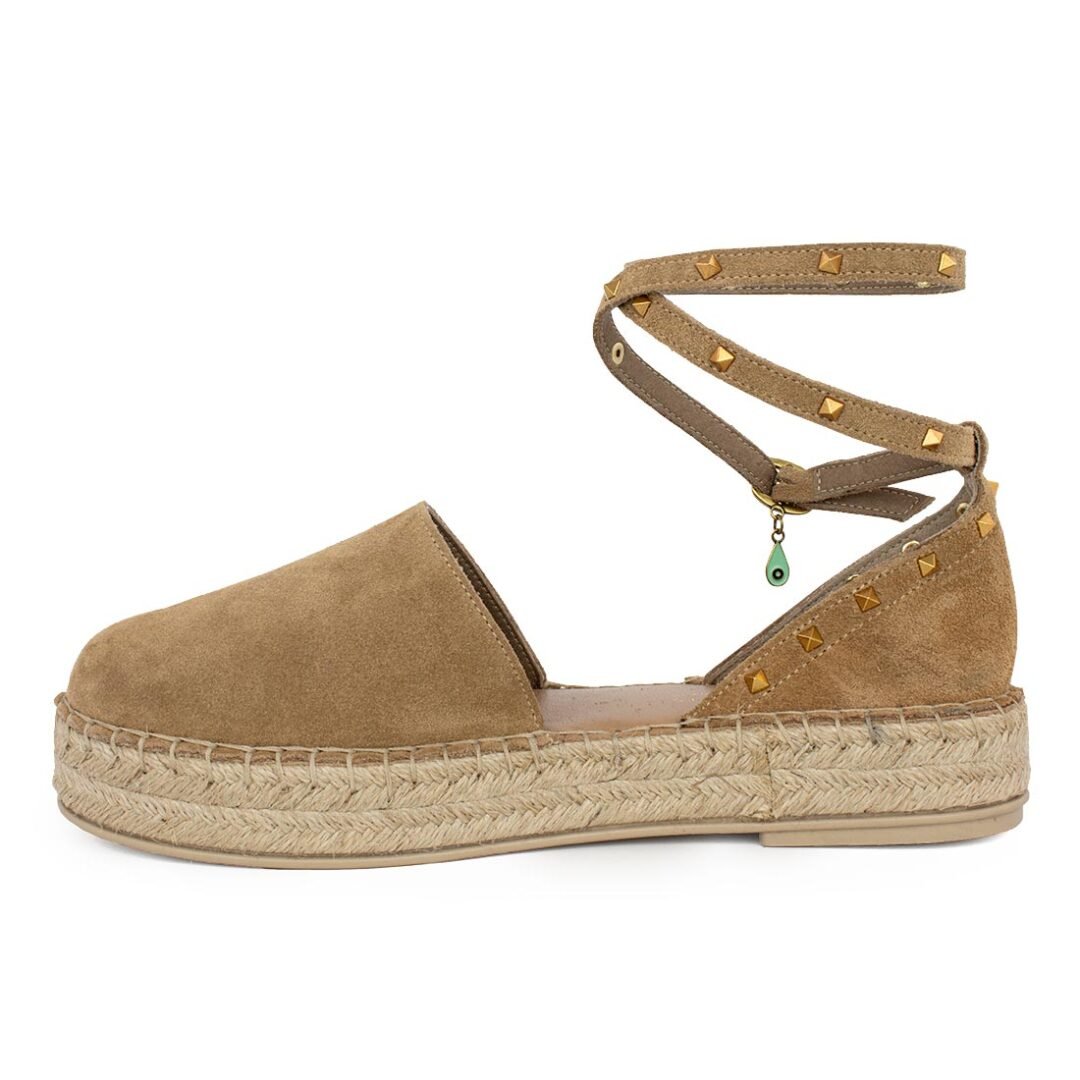 KOMIS & KOMIS ΓΥΝΑΙΚΕΙΕΣ SUEDE ΕΣΠΑΝΤΡΙΓΙΕΣ A53 CAMEL - Image 3