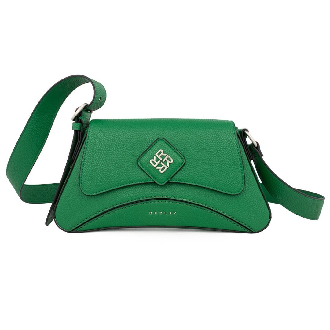 REPLAY ΓΥΝΑΙΚΕΙΑ CROSS BODY ΤΣΑΝΤΑ FW3544.000.A0180C GREEN