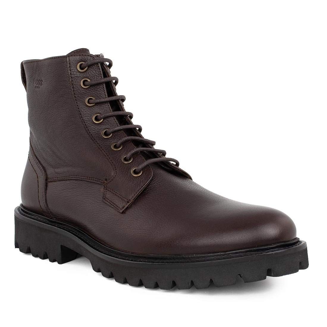 BOSS SHOES ΑΝΔΡΙΚΑ ΔΕΡΜΑΤΙΝΑ ΜΠΟΤΑΚΙΑ U5114 ΚΑΦΕ - Image 2