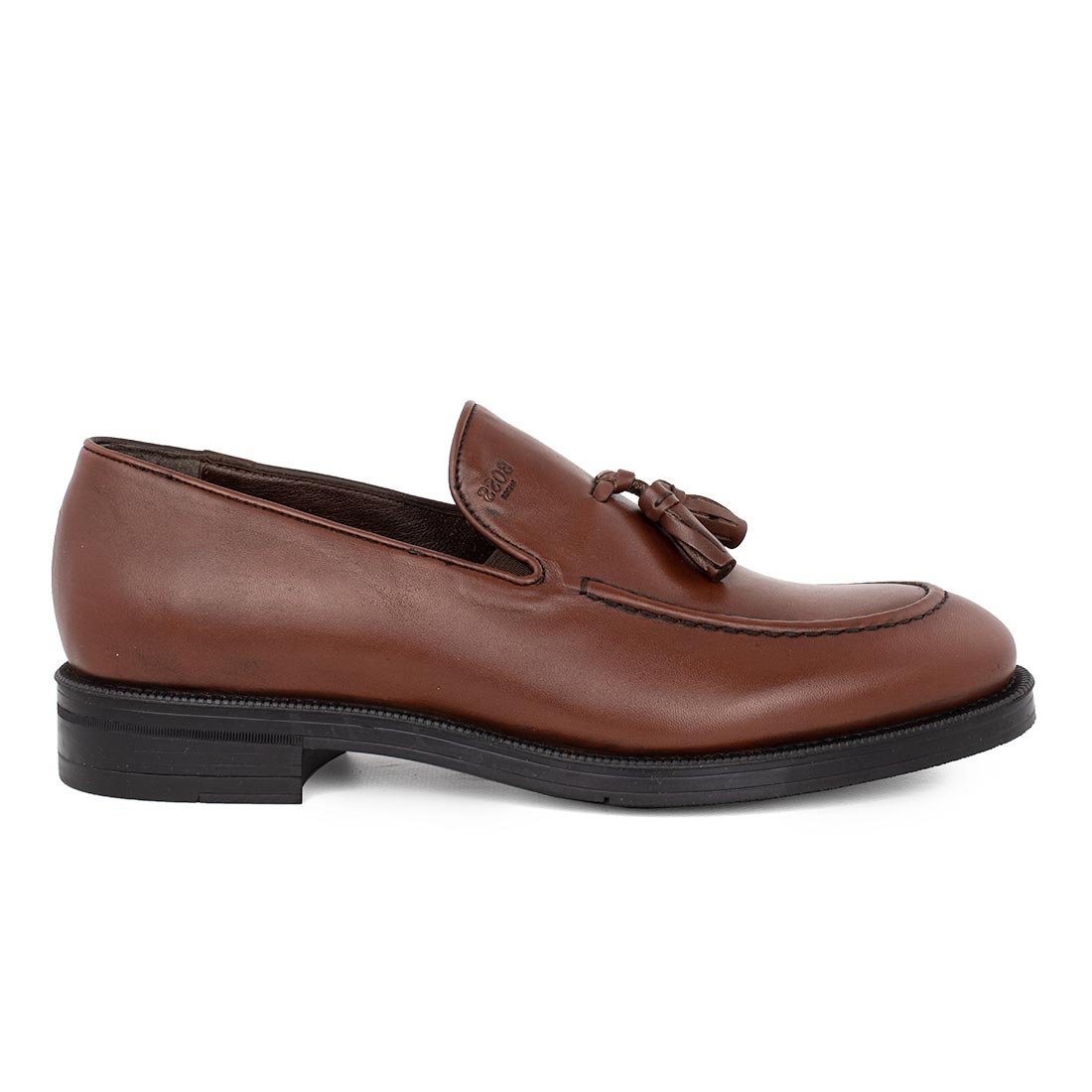 BOSS SHOES ΑΝΔΡΙΚΑ ΔΕΡΜΑΤΙΝΑ LOAFERS U7047 COGNAC