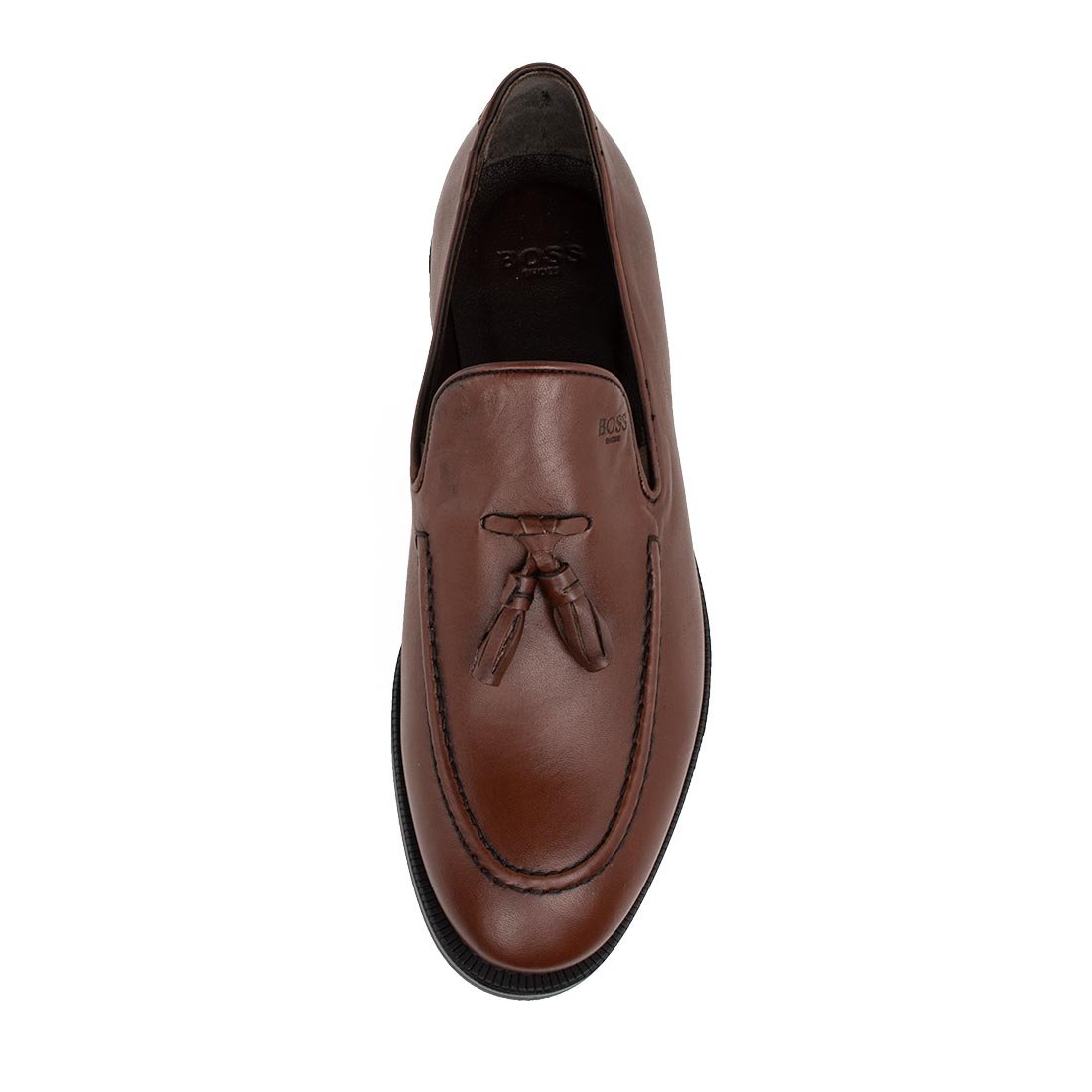 BOSS SHOES ΑΝΔΡΙΚΑ ΔΕΡΜΑΤΙΝΑ LOAFERS U7047 COGNAC - Image 5