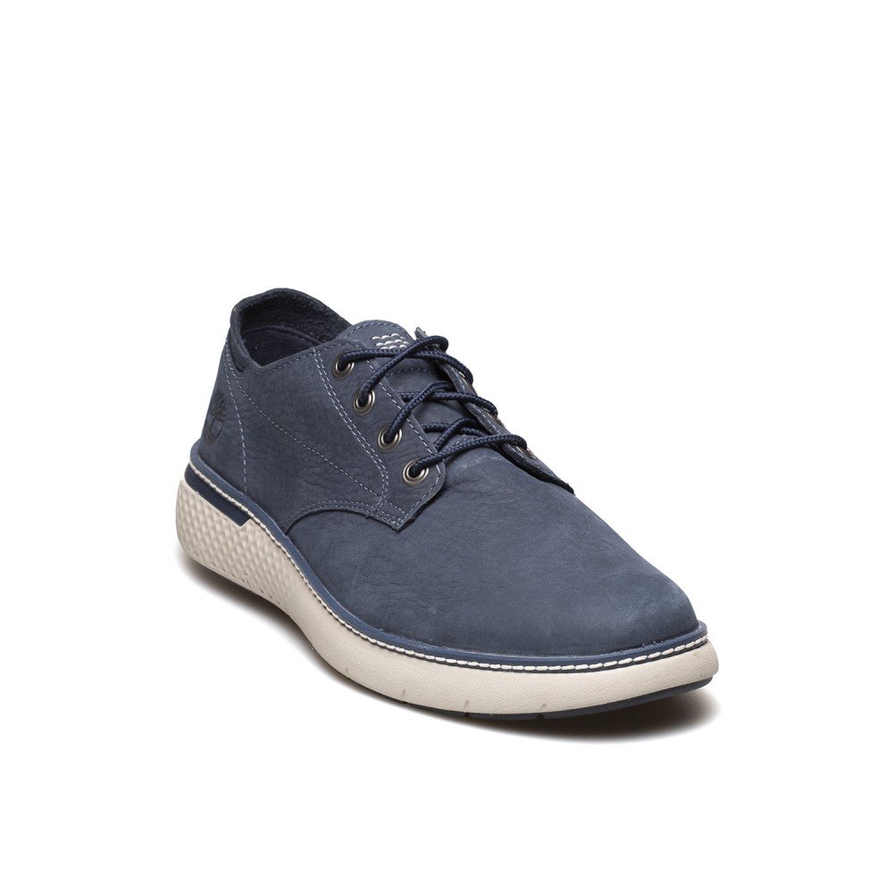 TIMBERLAND ΑΝΔΡΙΚΑ ΔΕΡΜΑΤΙΝΑ OXFORD ΠΑΠΟΥΤΣΙΑ CROSS MARK ΜΠΛΕ NUBUCK 0A264S 019 - Image 2