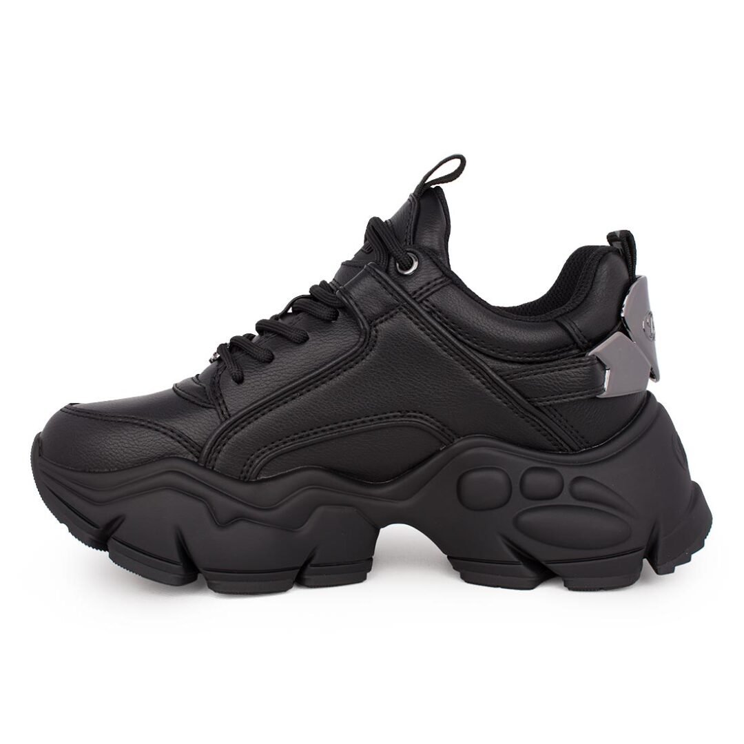 BUFFALO ΓΥΝΑΙΚΕΙΑ SNEAKERS BINARY HALO BLACK VEGAN NAPPA - Image 3