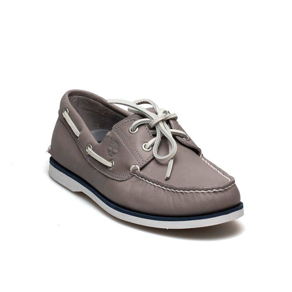 TIMBERLAND ΑΝΔΡΙΚΑ CLASSIC BOAT SHOES 0A418S 085 MD GREY FULL GRAIN - Image 2