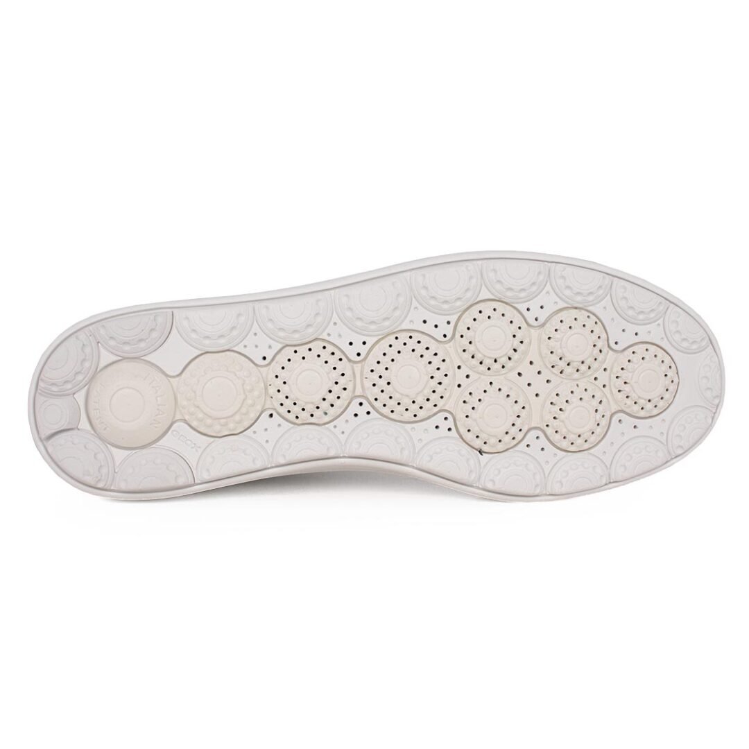 GEOX ΑΝΔΡΙΚΑ ΔΕΡΜΑΤΙΝΑ SNEAKERS SPHERICA ECUB-1 C WHITE NAPPA - Image 5