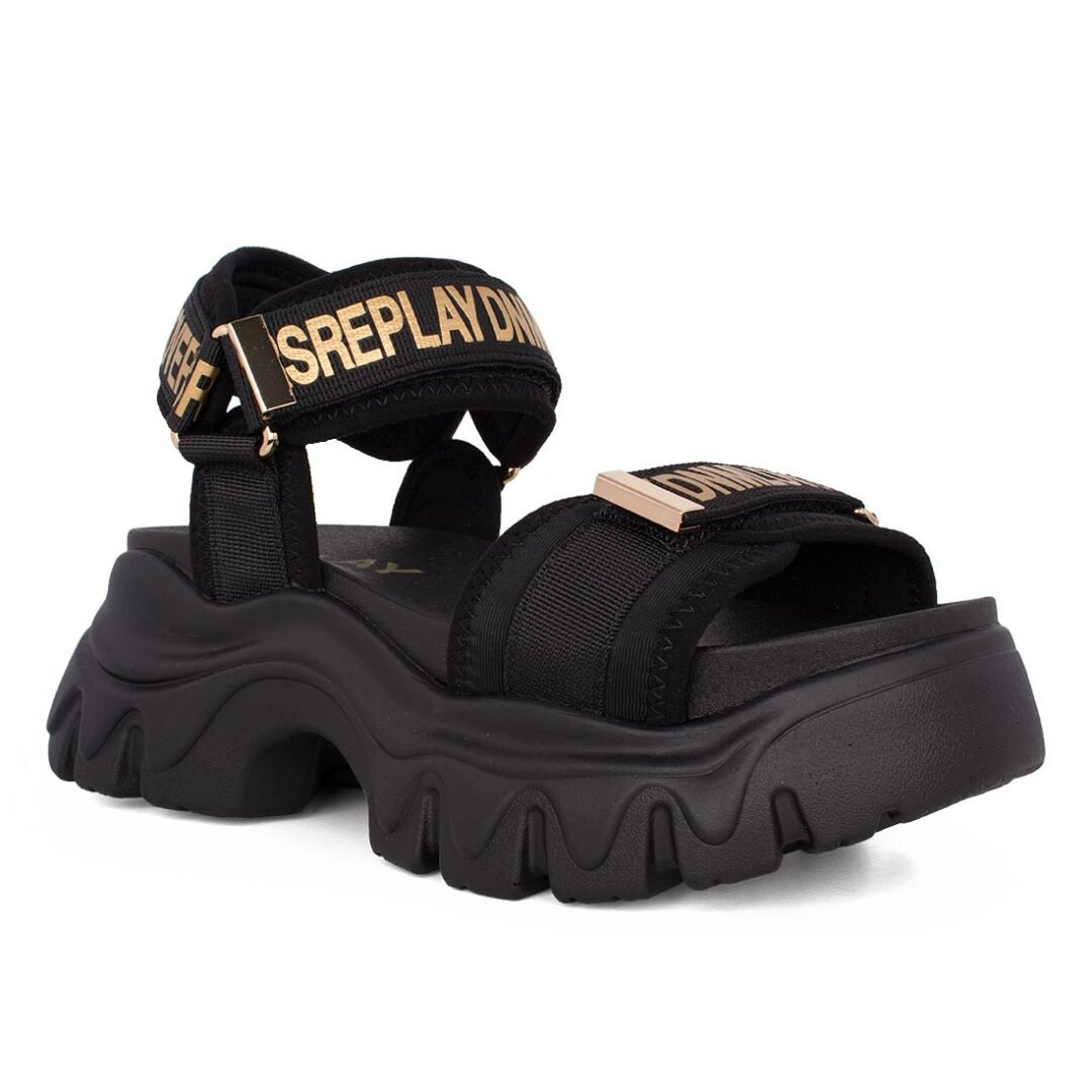 REPLAY ΓΥΝΑΙΚΕΙΑ ΣΠΟΡ ΠΕΔΙΛΑ JOYCE FUN RSA60003T 0003 BLACK - Image 2
