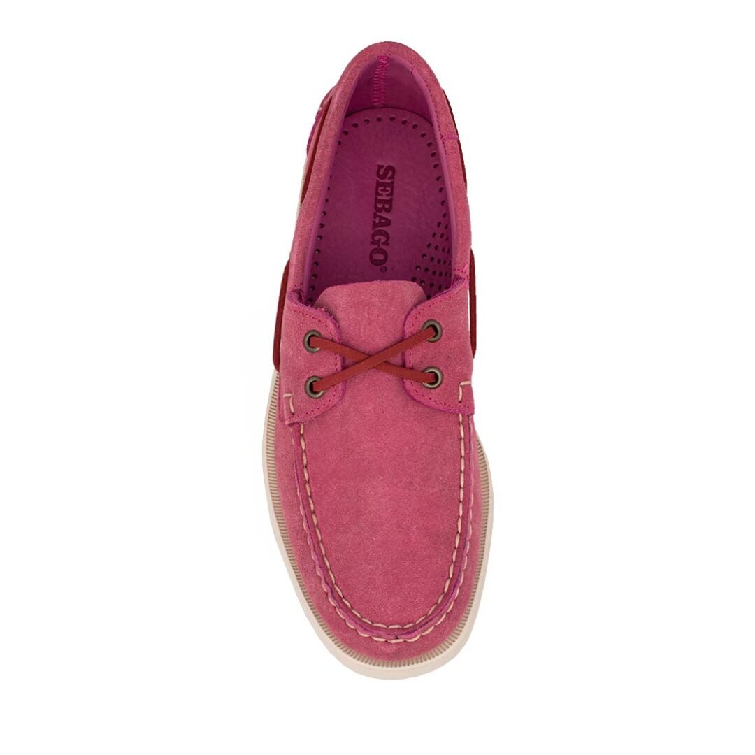 SEBAGO ΑΝΔΡΙΚΑ BOAT SHOES PORTLAND FLESH OUT ROSE CUPCAKE SUEDE - Image 5