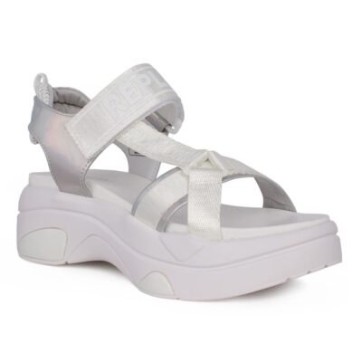 REPLAY ΓΥΝΑΙΚΕΙΑ ΣΠΟΡ ΠΕΔΙΛΑ WELLOW RS2E0006S 0081 WHITE/SILVER - Image 2