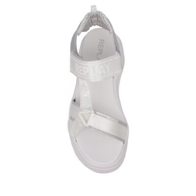REPLAY ΓΥΝΑΙΚΕΙΑ ΣΠΟΡ ΠΕΔΙΛΑ WELLOW RS2E0006S 0081 WHITE/SILVER - Image 5