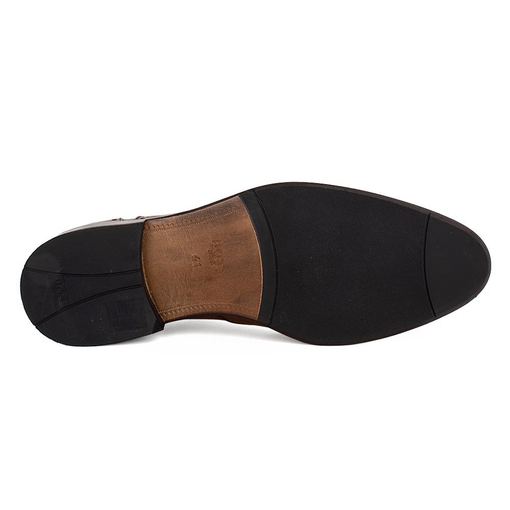 BOSS SHOES ΑΝΔΡΙΚΑ ΚΛΑΣΙΚΑ ΔΕΡΜΑΤΙΝΑ ΠΑΠΟΥΤΣΙΑ S5629 COGNAC AQUA - Image 4