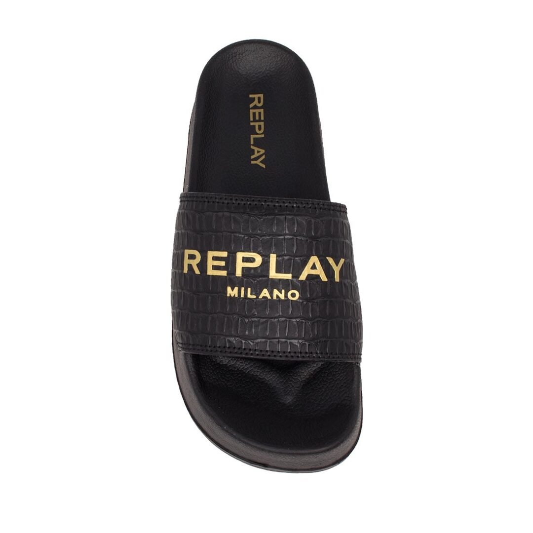 REPLAY ΓΥΝΑΙΚΕΙΑ SLIDES NEW LOTTY COCCO RF1H0021S 0003 BLACK - Image 5