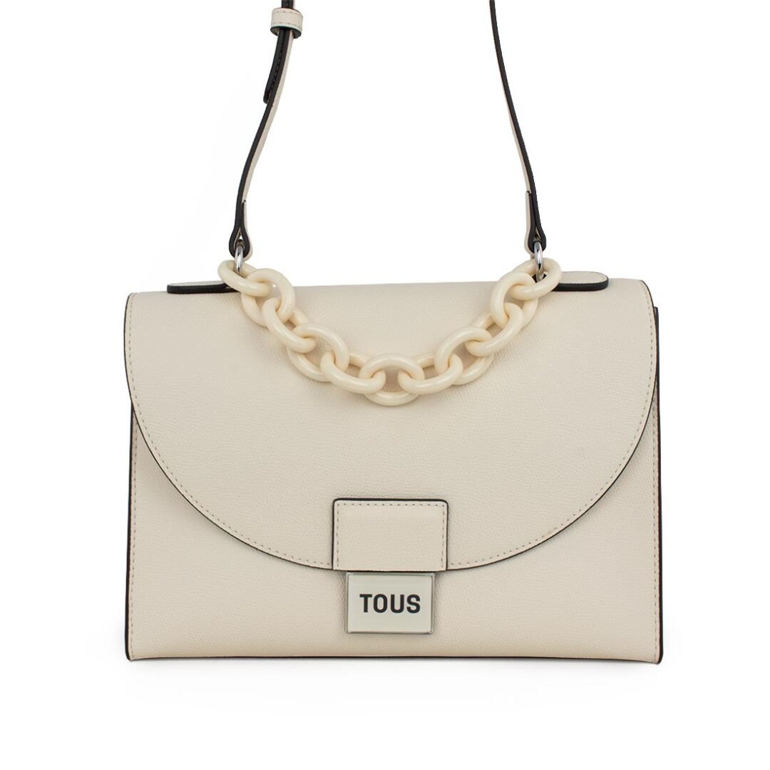 TOUS ΓΥΝΑΙΚΕΙΑ CROSSBODY ΤΣΑΝΤΑ CITY M T SYLVIA BEIGE