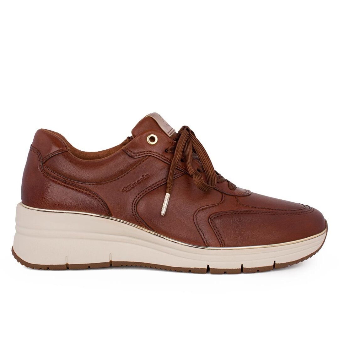 TAMARIS ΓΥΝΑΙΚΕΙΑ ΔΕΡΜΑΤΙΝΑ SNEAKERS 1-23764-43 311 MUSCAT