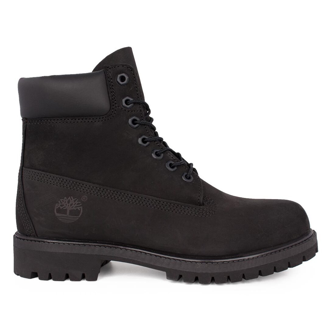 TIMBERLAND ΑΝΔΡΙΚΑ ΔΕΡΜΑΤΙΝΑ ΜΠΟΤΑΚΙΑ 6' PREMIUM WATERPROOF BLACK 110073 001