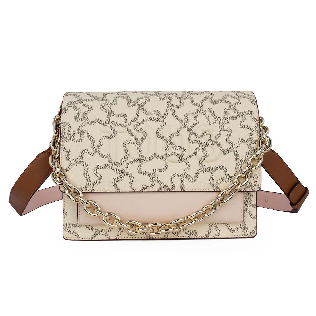 TOUS ΓΥΝΑΙΚΕΙΑ ΧΙΑΣΤΙ ΤΣΑΝΤΑ ΩΜΟΥ BANDOLERA M AUDREE ICON MULTI BEIGE