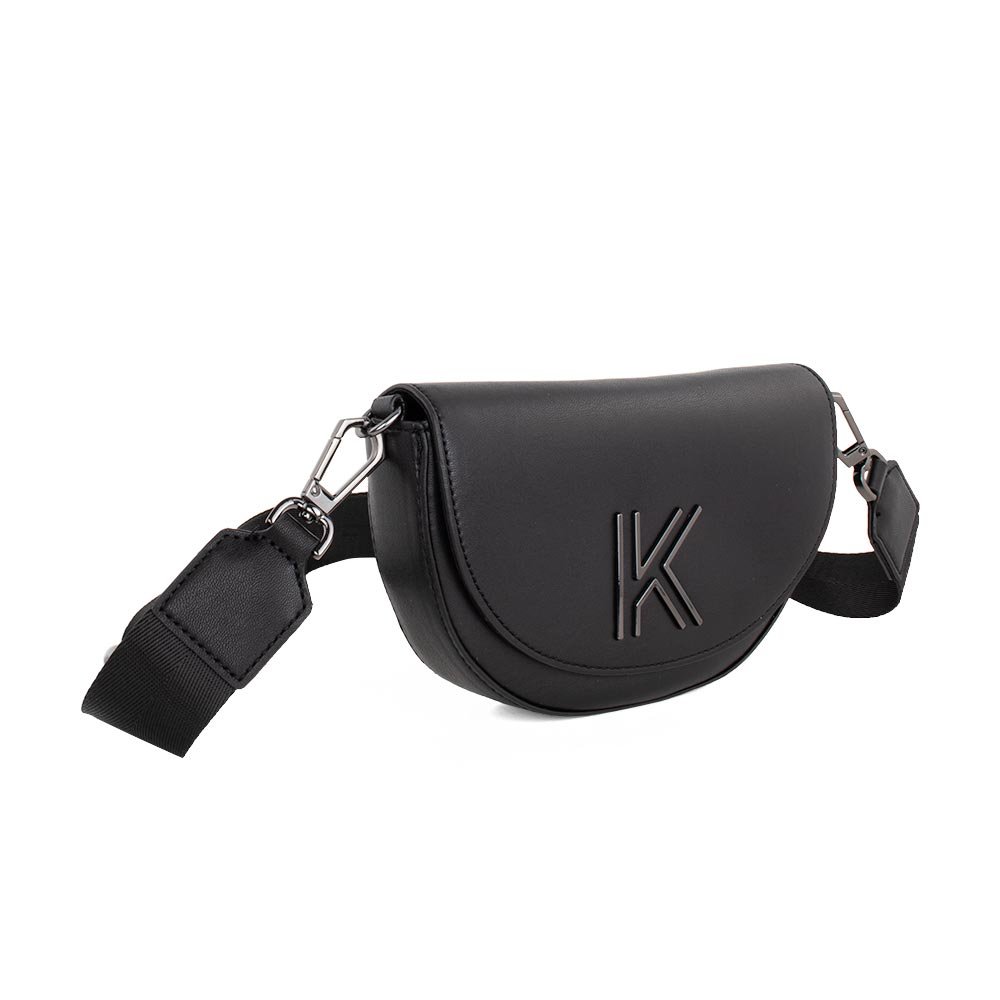 KENDALL+KYLIE BAGS BRIANNA CROSSBODY BLACK VEGAN LEATHER - Image 2