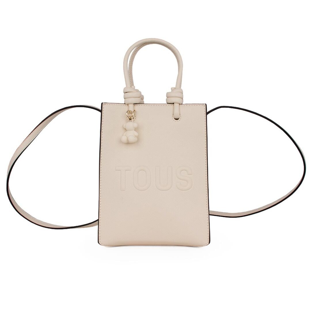 TOUS ΓΥΝΑΙΚΕΙΑ CROSSBODY ΜΙΝΙ ΤΣΑΝΤΑ MINI BOLSO POP LA RUE BEIGE