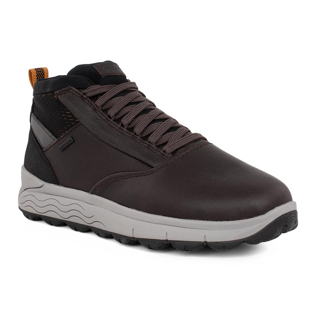 GEOX ΑΝΔΡΙΚΑ ΔΕΡΜΑΤΙΝΑ COMFORT AMPHIBIOX ΜΠΟΤΑΚΙΑ SPHERICA 4X4 B ABX COFFEE - Image 2