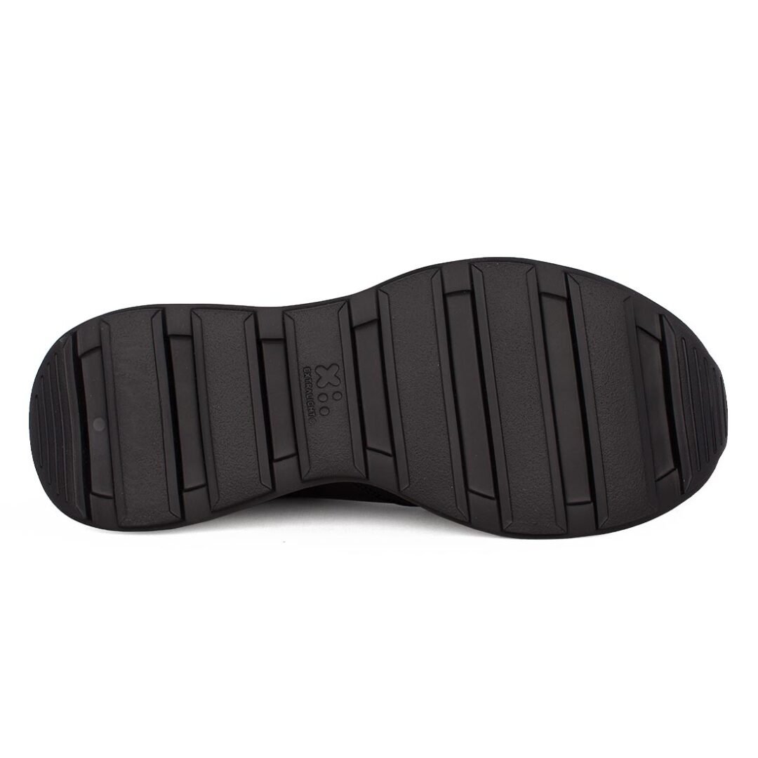 KRICKET ΑΝΔΡΙΚΑ ΔΕΡΜΑΤΙΝΑ EXTRALIGHT SNEAKERS 24K-3023-4 BLACK - Image 4