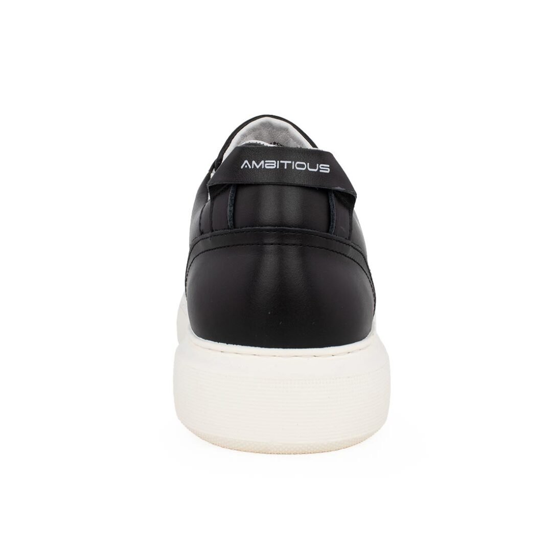AMBITIOUS ΑΝΔΡΙΚΑ ΔΕΡΜΑΤΙΝΑ XLight SNEAKERS 10441A-4848A BLACK - Image 4