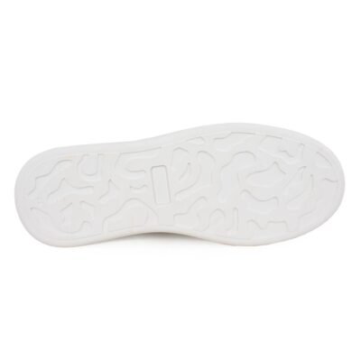 PERLAMODA ΑΝΔΡΙΚΑ ΔΕΡΜΑΤΙΝΑ SNEAKERS REY1K TOTAL WHITE - Image 5