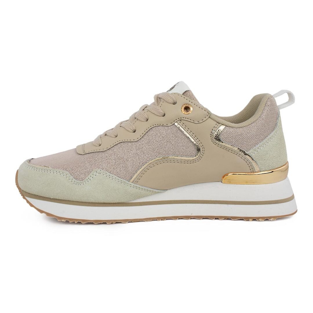 US POLO ΓΥΝΑΙΚΕΙΑ SNEAKERS LAYLA001C BEIGE - Image 3
