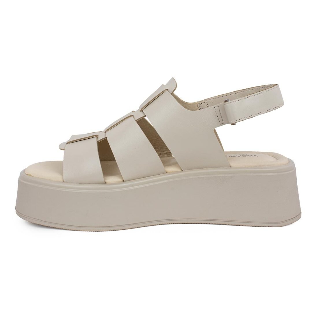 VAGABOND SHOEMAKERS ΓΥΝΑΙΚΕΙΑ ΔΕΡΜΑΤΙΝΑ FLATFORM ΠΕΔΙΛΑ COURTNEY 5334-101-02 OFF WHITE - Image 3