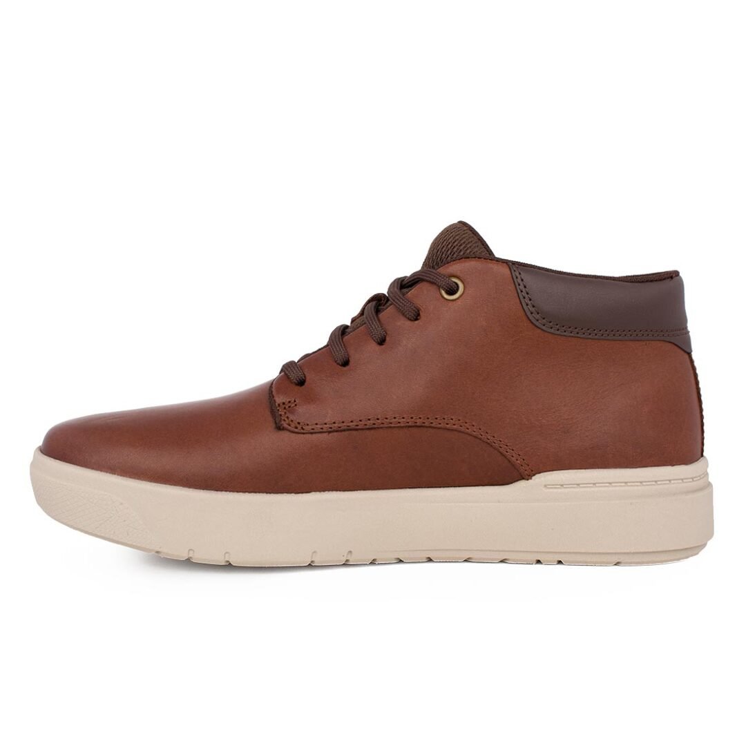 TIMBERLAND ΑΝΔΡΙΚΑ ΔΕΡΜΑΤΙΝΑ ΜΠΟΤΑΚΙΑ SENECA BAY MID LACE SNEAKER CHESTNUT 0A5UVN 201 - Image 3