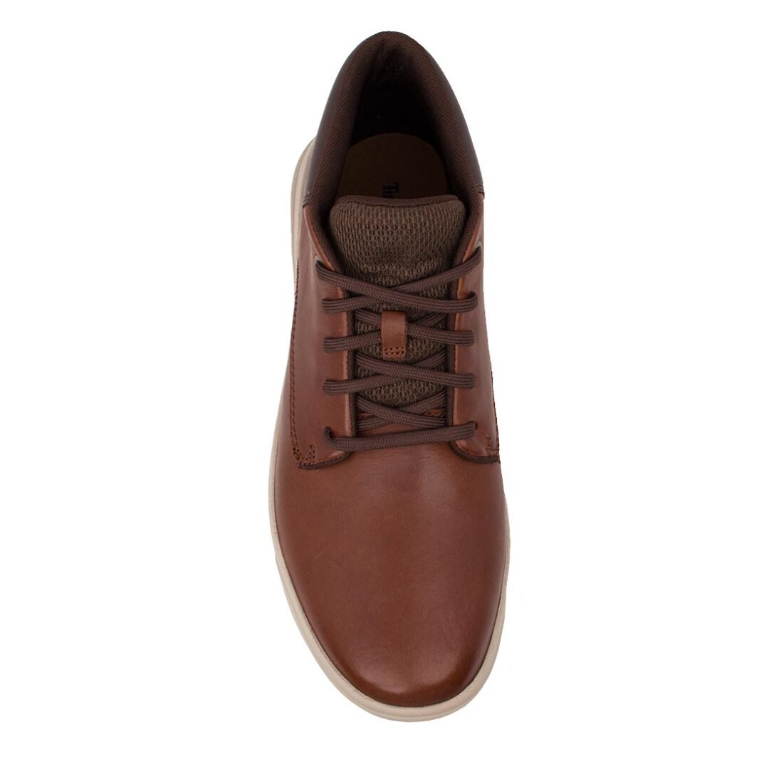 TIMBERLAND ΑΝΔΡΙΚΑ ΔΕΡΜΑΤΙΝΑ ΜΠΟΤΑΚΙΑ SENECA BAY MID LACE SNEAKER CHESTNUT 0A5UVN 201 - Image 5