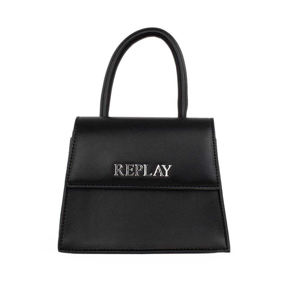 REPLAY ΓΥΝΑΙΚΕΙΑ ΤΣΑΝΤΑ ΧΕΙΡΟΣ ΜΕ ΕΞΤΡΑ ΛΟΥΡΙ FW3293.001 ΜΑΥΡΗ