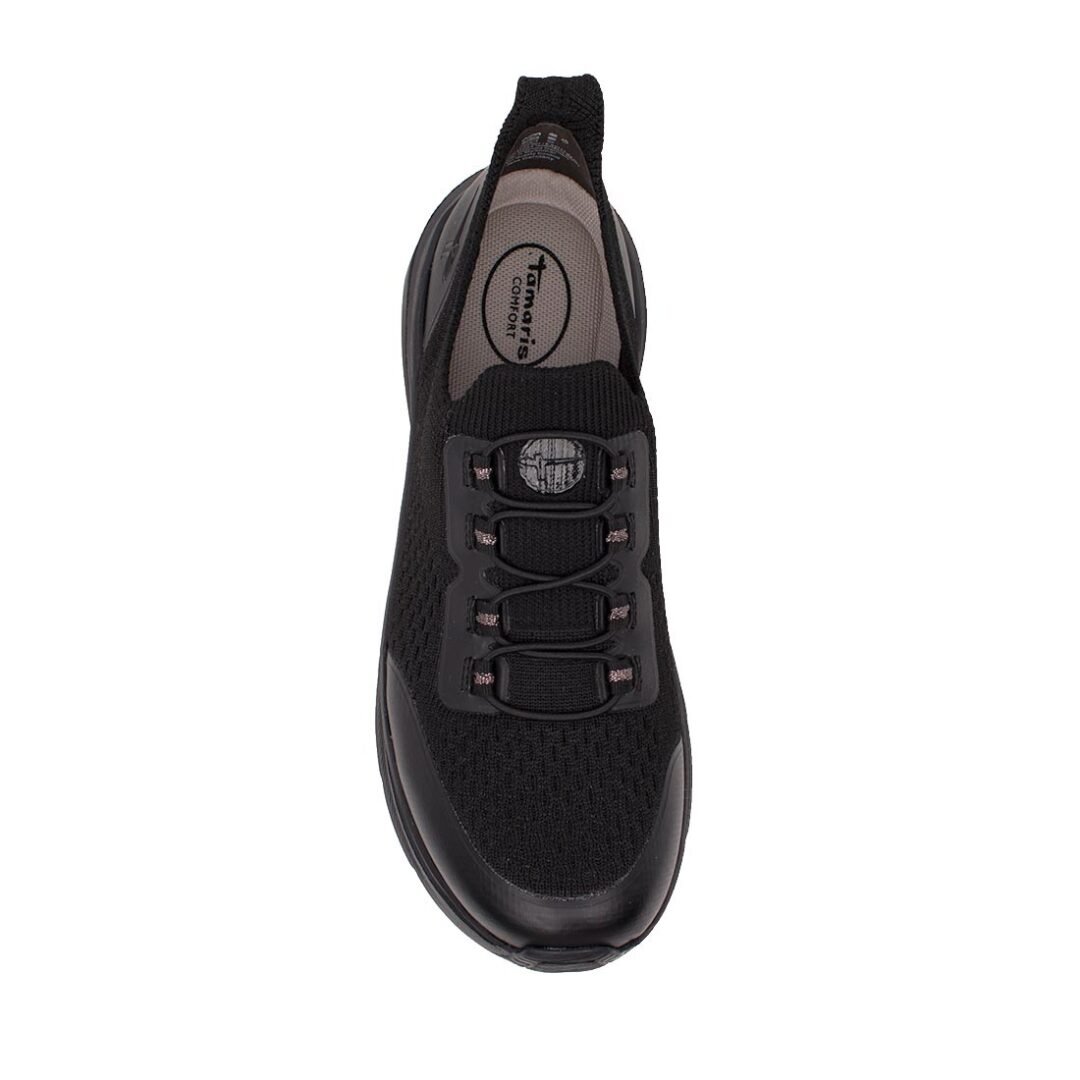 TAMARIS COMFORT ΓΥΝΑΙΚΕΙΑ ΥΦΑΣΜΑΤΙΝΑ SNEAKERS 8-83711-42 007 BLACK UNI - Image 5