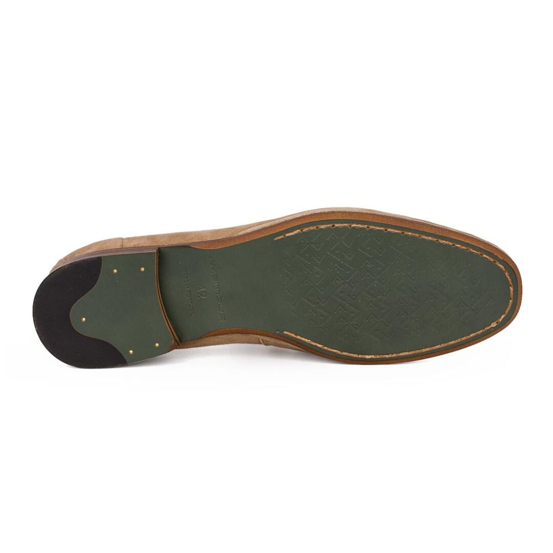 AMBITIOUS ΑΝΔΡΙΚΑ ΔΕΡΜΑΤΙΝΑ LOAFERS STEVI 13428-1590AM TAUPE SUEDE - Image 5