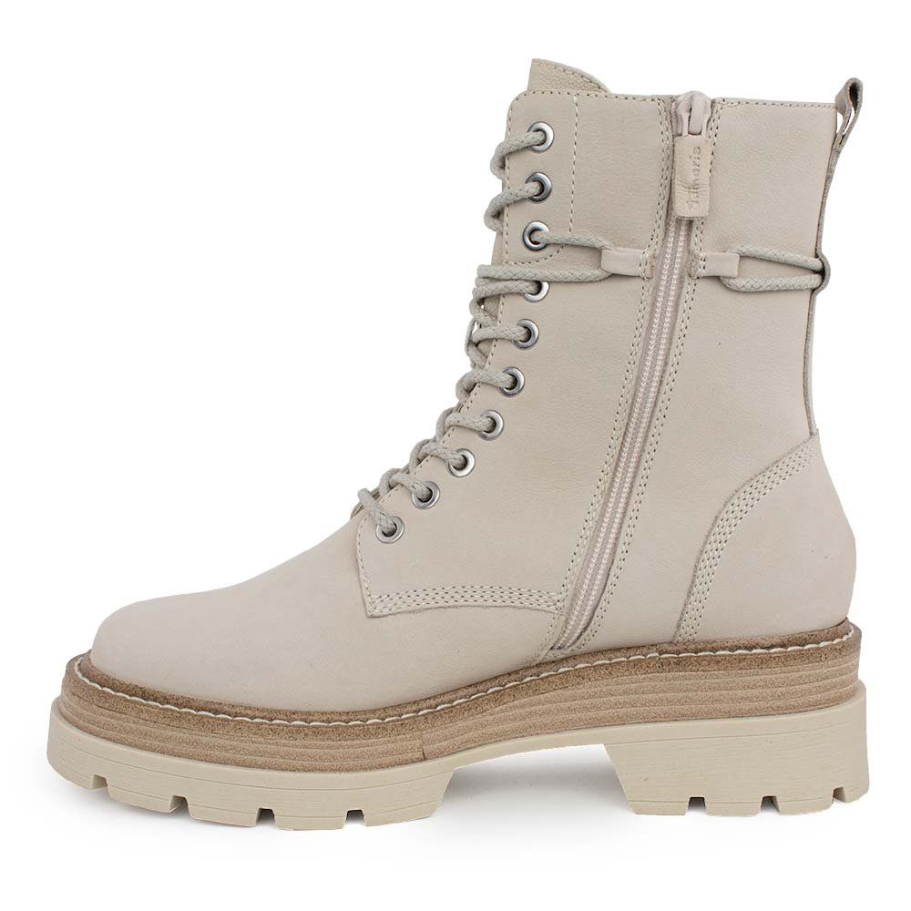 TAMARIS ΓΥΝΑΙΚΕΙΑ ΔΕΡΜΑΤΙΝΑ ΑΡΒΥΛΑΚΙΑ 1-25221-29 457 IVORY NUBUCK - Image 3