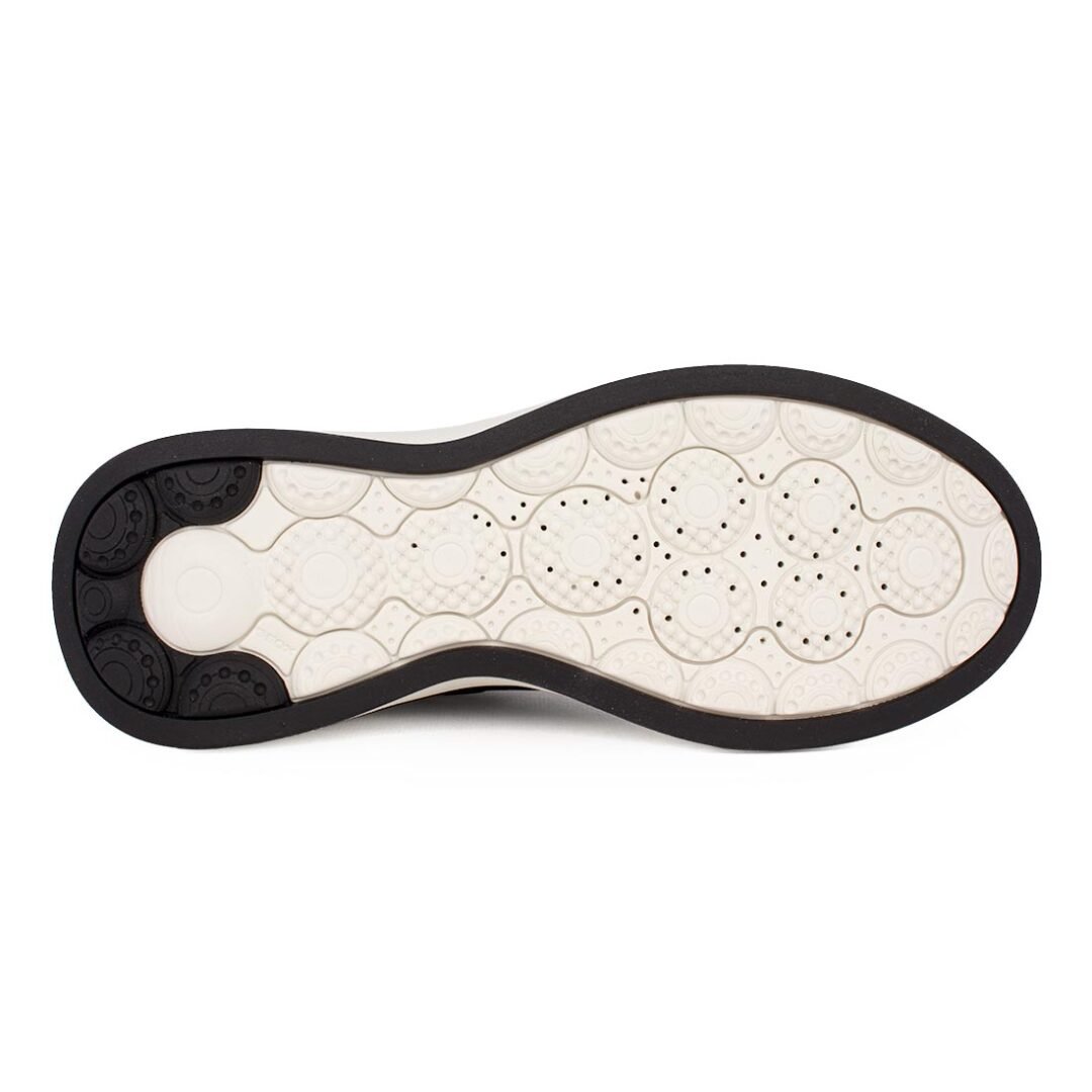 GEOX ΓΥΝΑΙΚΕΙΑ ΔΕΡΜΑΤΙΝΑ COMFORT SNEAKERS D SPHERICA ECUB-3 D BLACK/BROWN - Image 5