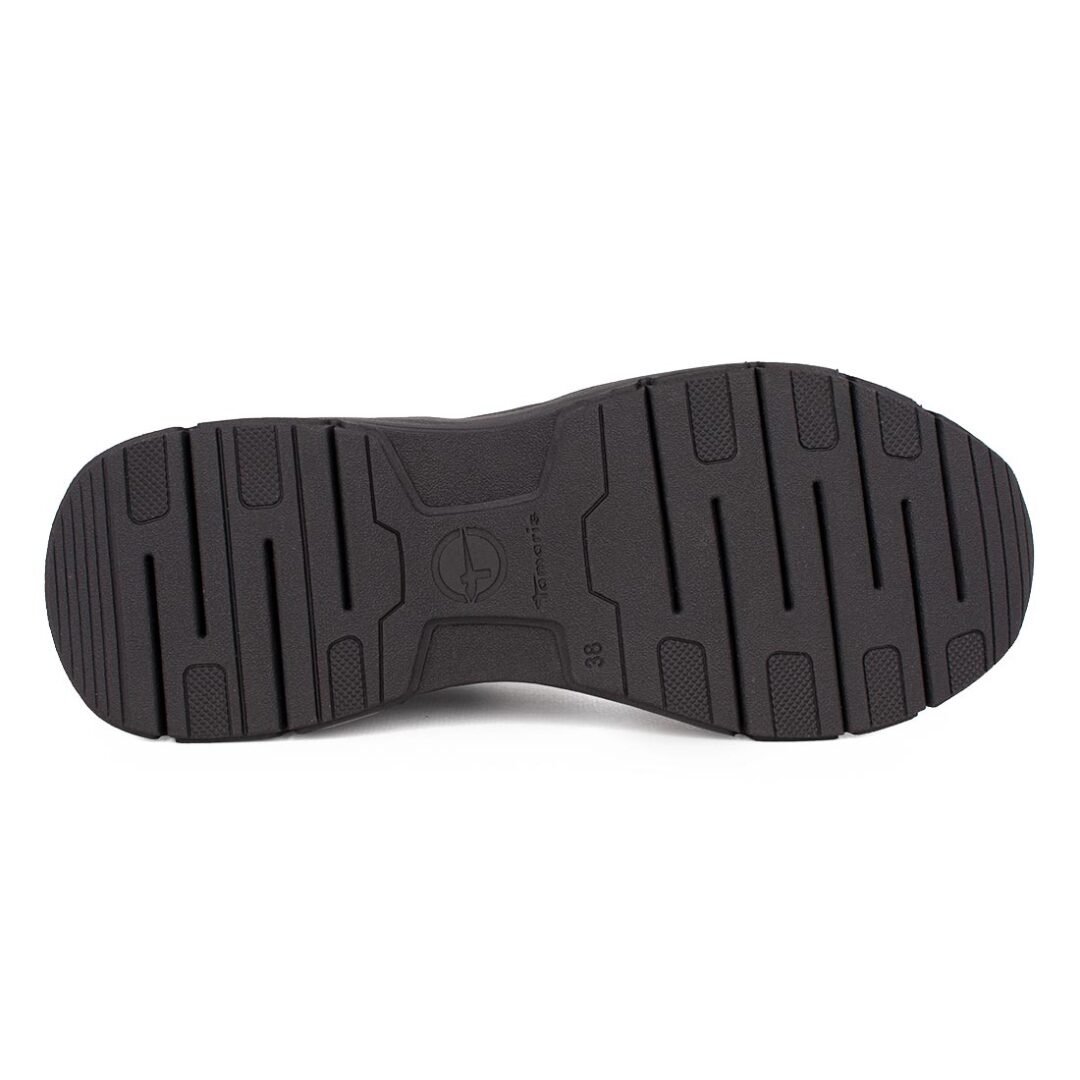 TAMARIS ΓΥΝΑΙΚΕΙΑ ΔΕΡΜΑΤΙΝΑ SNEAKERS 1-23734-42 007 BLACK UNI - Image 4
