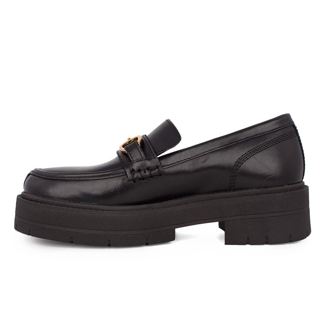 GEOX ΓΥΝΑΙΚΕΙΑ ΔΕΡΜΑΤΙΝΑ COMFORT LOAFERS D SPHERICA EC7 A BLACK - Image 3