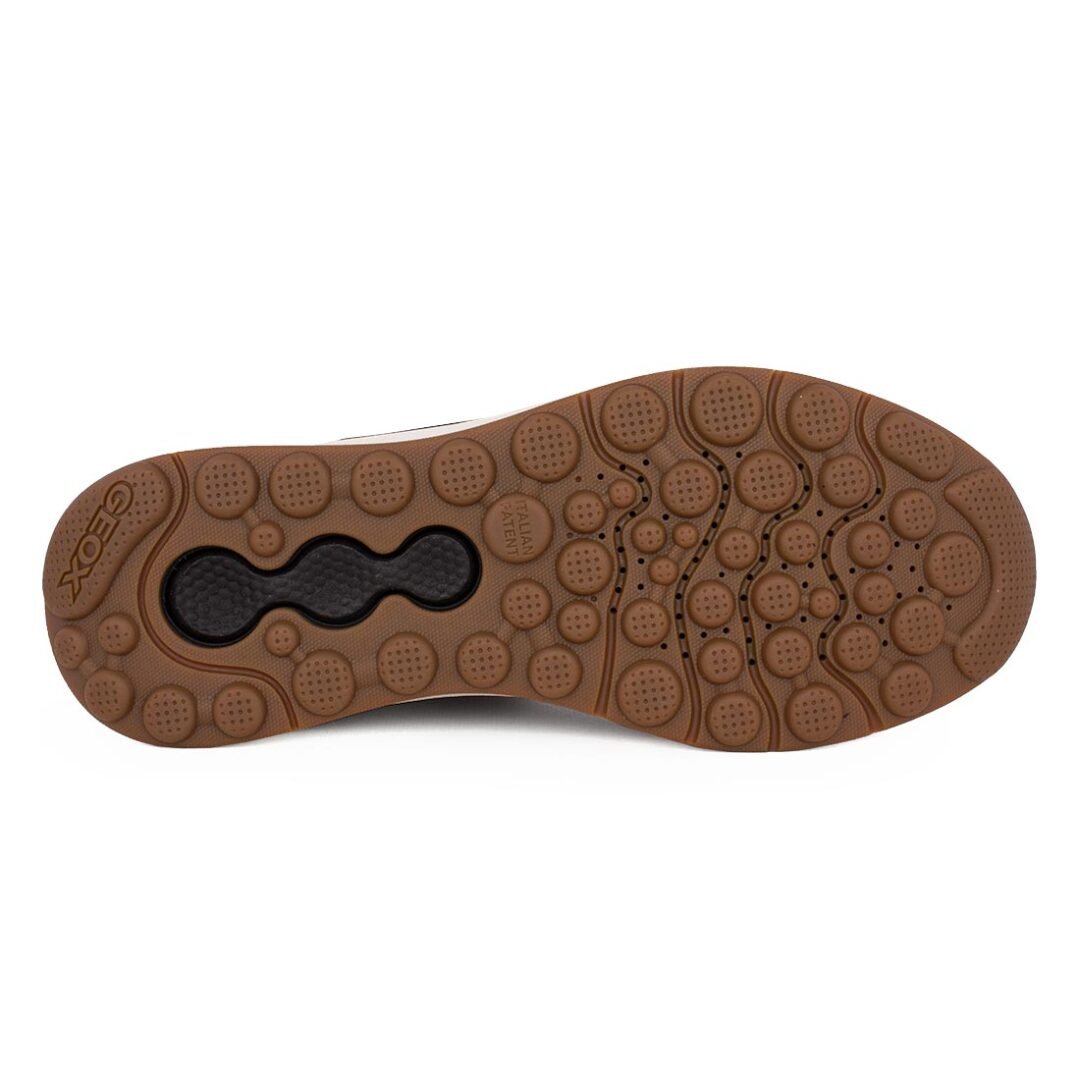 GEOX ΑΝΔΡΙΚΑ ΔΕΡΜΑΤΙΝΑ ΑΔΙΑΒΡΟΧΑ COMFORT ΜΠΟΤΑΚΙΑ U SPHERICA ACTIF X2 B ABX A COFFEE/BLACK - Image 4