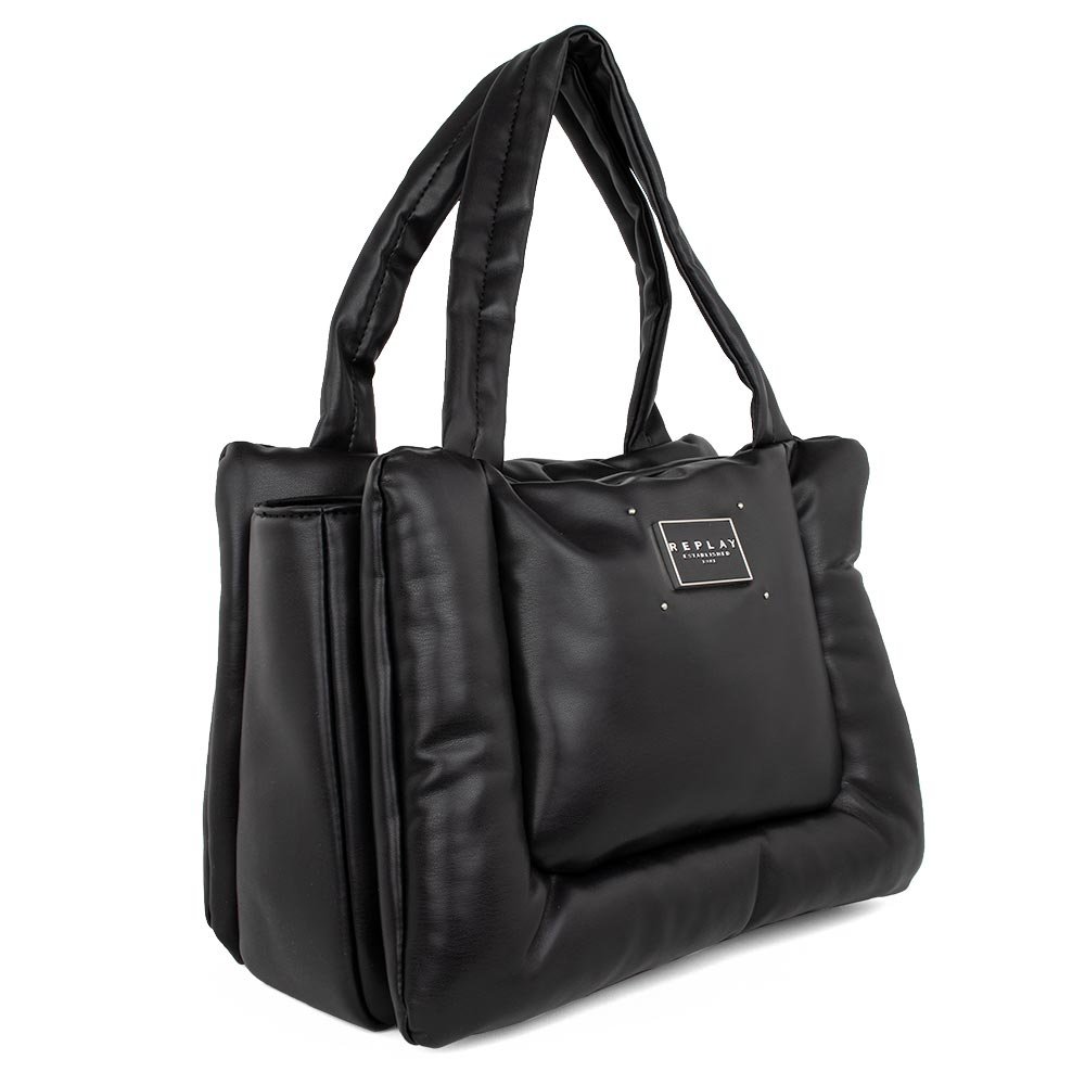 REPLAY ΓΥΝΑΙΚΕΙΑ ΤΣΑΝΤΑ FW3338.000 ΜΑΥΡΗ - Image 2