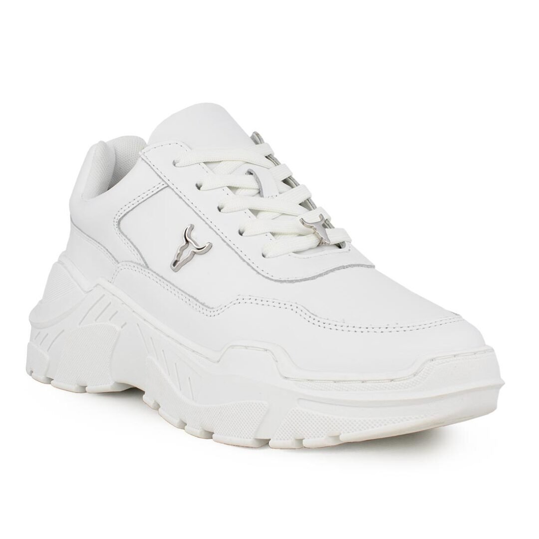 WINDSOR SMITH ΓΥΝΑΙΚΕΙΑ ΔΕΡΜΑΤΙΝΑ SNEAKERS CARTE WHITE - Image 2
