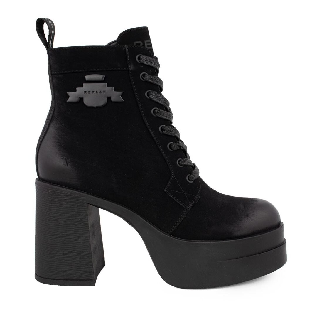 REPLAY ΓΥΝΑΙΚΕΙΑ ΜΠΟΤΑΚΙΑ ΜΕ ΤΑΚΟΥΝΙ ANGELA SHIELD GWP5S.000.C0003S 0003 BLACK
