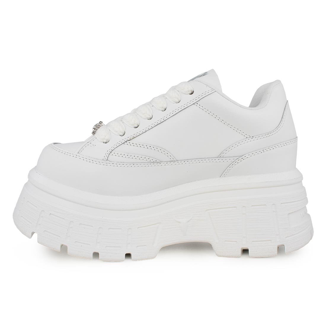 WINDSOR SMITH ΓΥΝΑΙΚΕΙΑ ΔΕΡΜΑΤΙΝΑ SNEAKERS SWERVE LE WHITE - Image 3
